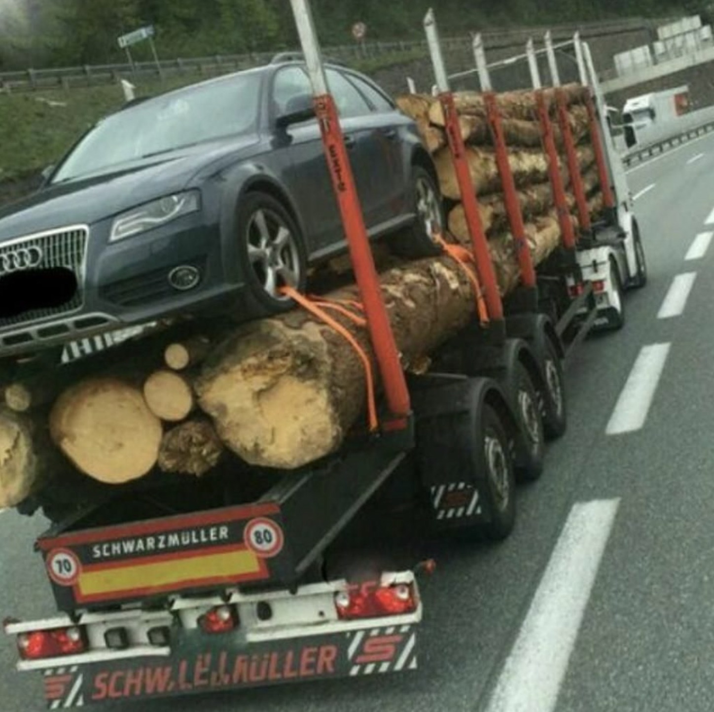 Refusing to make two trips. 